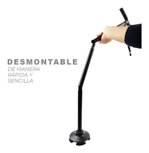 Miniatura 2 de Bastón Ortopédico Plegable De Aluminio